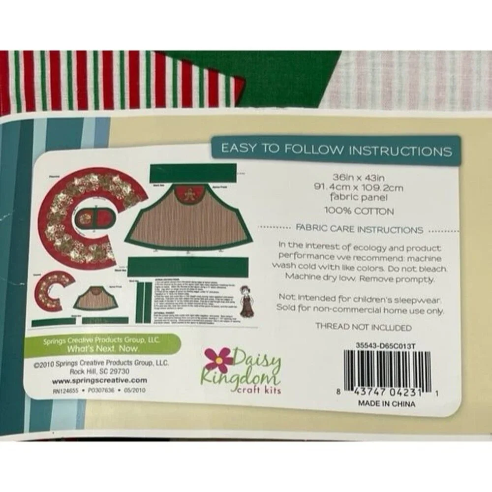 Daisy Kingdom Craft Kits Creative Cuts Me & My Doll Apron Kit New